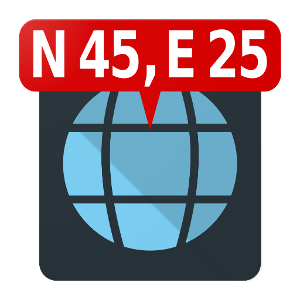 Map Coordinates Icon